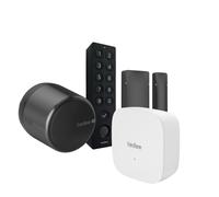 Set Tedee GO2 in alluminio nero (con bridge, tastiera nera e...
