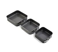 Set teglie da forno non quadrate 3 perfette per crostate e altri dolci