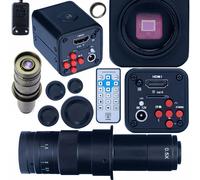 Set Telecamera Microscopio HDMI+Obiettivo 180x - 4K 16MP | Ispezione