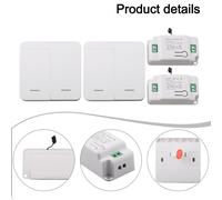 Set telecomando interruttore luce wireless 2 velocit con funzionamento a lungo
