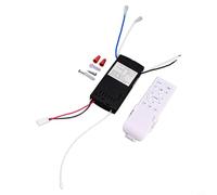 Set telecomando per ventilatore da soffitto con ricevitore per convertitore di frequenza, 1-6 livelli di velocità, intervallo di tensione 90-265 V, portata di oltre 30 m, robusto alloggiamento in PC