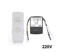 Set telecomando per ventilatore da soffitto e lampada con timer, regolabile, 220 V AC