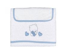 Set Telo Fasciatoio con Salvietta Andy & Helen D70 azzurro