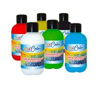 Set Tempera Acrilica Giodicolor 6 Colori - 500 ml ciascuno