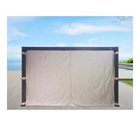 Set tende in poliestere grigio chiaro per pergola 3x3 m Grigio chiaro