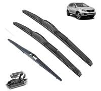 Set-Tergicristalli-Parabrezza per KIA Sportage SL 2010-2015,Automotive Gomma Tergicristallo Ricambio,Per la pulizia dei vetri