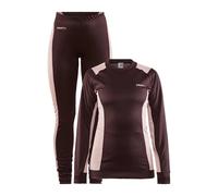 Set termico da donna Craft Core Dry Baselayer Dark Plum/Charm S