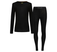Set termico da donna Icebreaker Merino 175 Everyday LS Crewe and Leggings Set Black S