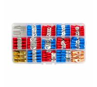 SET TERMINALI PREISOLATI CAVI ELETTRICI CAPICORDA ASSORTITI KIT 300 PEZZI