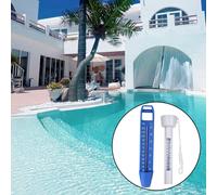 Set Termometro Piscina e Bianco 25x4x2 cm Doppio Galleggiante Termometri
