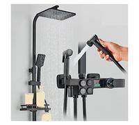 SET TERSTATICO MIXER DOCHERE SET NERO BLACO CAPERCHIO BAGNI TERROSSIMENTE SET DELLA SCHEDA DELLA STAMPA SMART SMIX SISTEMA PAIN STAIFICATA MONTRI A MONTRO (NERO A TERSTATICO 1) Aqiong