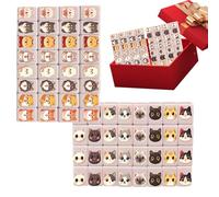 Set Tessere Mahjong - Avvincente Gioco di Famiglia, Giocattolo Classico, Formato Viaggio per Adulti con Adolescenti, Coppia, Figlio, Figlia, Donne, Ragazzi, Ragazze, Gioventù, Amici e Vacanze Scolasti