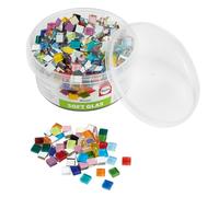 Set tessere per mosaico tasselli in vetro morbido piastrelle ideali per