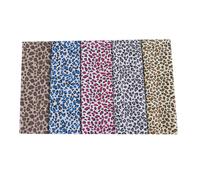 Set tessuto stampa leopardata di fascia alta per progetti fai-da-te puro cotone