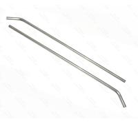 Set testa specchietto mod universale acciaio inox 500 mm per Vespa e Lambrett...