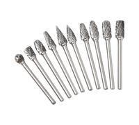 Set teste di rettifica doppio taglio acciaio al carburo qualità professionale k