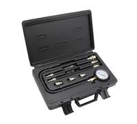Set Tester Compressione Per Motori A Benzina Veicoli Multipli Professionali Con Misuratore A Doppia E Tester Compressione Custodia Automobilistica