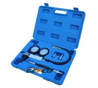 Set Tester Perdita di Pressione Cilindro per Motore a Benzina Doppio manometro