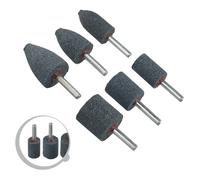 Set testina di rettifica utensili rotanti cilindrici professionali gambo 6 mm