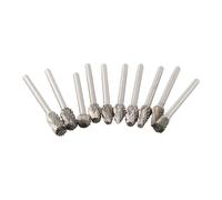 Set testine di rettifica doppio taglio in acciaio al carburo perfette per varie