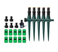 Set testine per irrigazione 21 Configurazione per irrigazione da giardino con picchetti da per irrigazione cortile e aiuola Irrigatore da giardino per irrigazione Testa