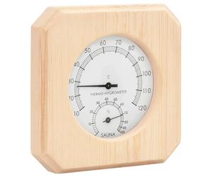 Set Timer Igrotermografo e Clessidra Sauna 2 in 1 Massello Pino