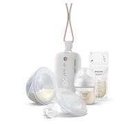 Set Tiralatte elettrico indossabile singolo Hands Free + Biberon Natural Response 125ml + Sacchetti conserva latte - Philips Avent