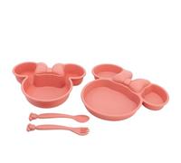 Set TODDLER 4 pezzi stoviglie PP (piatto, ciotola e coperture) in scatola MINNIE MOUSE HEART FULL