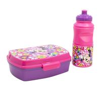 Minnie - Contenitore rettangolare per il pranzo e borraccia sportiva, 380 ml
