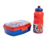 SET TORNA A COLE (SANDWICHERA RETTANGOLARE E BOTTIGLIA SPORT EASY HOLD 380 ML) IN SCATOLA REGALO SPIDERMAN MOB RULES