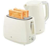 Set tostapane e bollitore Homcom a 2 fette 2200 W 1,7 L Crema