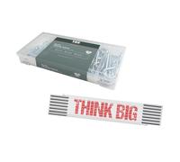 Set TOX (150 pezzi) + metro pieghevole THINK BIG da 3 m, perni a molla (vz.) in 6 misure e scatola di trasporto, diametro 1,7 - 3,7 mm, lunghezza 25-60 mm + metro a nastro, 094909153