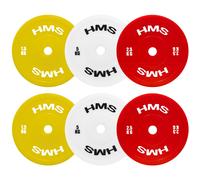 SET TPP PE PIASTRE TECNICHE OLIMPICHE 2 x 1,5 - 5 KG (18 KG) HMS