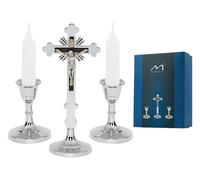 Set tradizionale di canti natalizi, in argento cromato, 18 cm