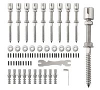 Set traliccio da parete kit traliccio filo antiruggine mitiga isola di calore ur