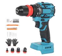 Set Trapano/avvitatore 21V con 4 Mandrini Intercambiabili (senza Batteria/Caricabatteria), 600W, 1800 giri/min e 45 Nm, Compatibile Makita, per Fai-da-te e Professionisti