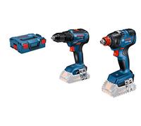Set trapano avvitatore a batteria Bosch Professional 18V System GDX 18V-200 & GSR 18V-55 (senza batteria, in L-BOXX)