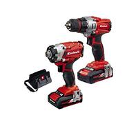 Set Trapano e Avvitatore + 2 batterie e caricabatterie Einhell TE-TK 18 Li Drill & Driver KIT