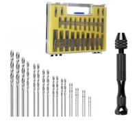 Set Trapano Manuale Compatto per Creazione Gioielli 150 pz Punte Trapano Collezi