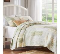 Set trapunta Barefoot Bungalow Juniper matrimoniale/queen Sage