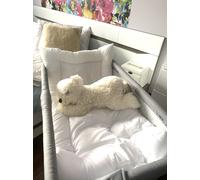 Set trapunta + cuscino per lettino per bambini in lana merino naturale, piumino