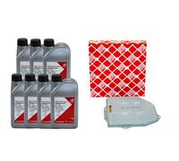 Set Trasmissione 75W-85 GL-5 Febi 7 Litro + Filtro Olio per MERCEDES CLASSE
