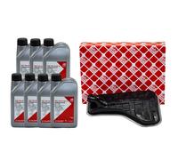 Set Trasmissione 75W-85 GL-5 Febi 7 Litro + Filtro Olio per VW Tiguan di Van
