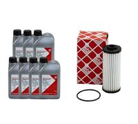 Set Trasmissione 75W-85 GL-5 Febi 7 Litro + Filtro Olio per VW Tiguan Van 2.0