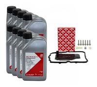 Set Trasmissione 75W-85 GL-5 Febi 8 Litro + Filtro Olio per MERCEDES CLASSE S