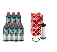 Set Trasmissione Atf 1800 7 Litro + Filtro Olio per Ford Mondeo IV C-Max 2.2