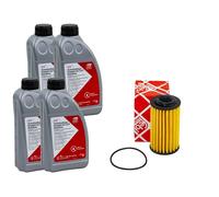Set Trasmissione Atf Cvt Febi 4 Litro + Filtro Olio per Dacia Sandero III 1.0