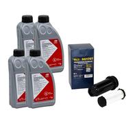 Set Trasmissione Atf Cvt Febi 4 Litro + Filtro Olio per Ford Focus II C-Max
