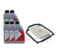 Set Trasmissione Atf Cvt Febi 5 Litro + Filtro Olio per Audi A6 Avant 193 Ps