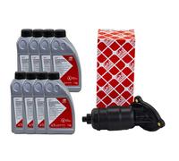 Set Trasmissione Atf Cvt Febi 8 Litro + Filtro Olio per Audi A6 A7 A4 A5 2.0
